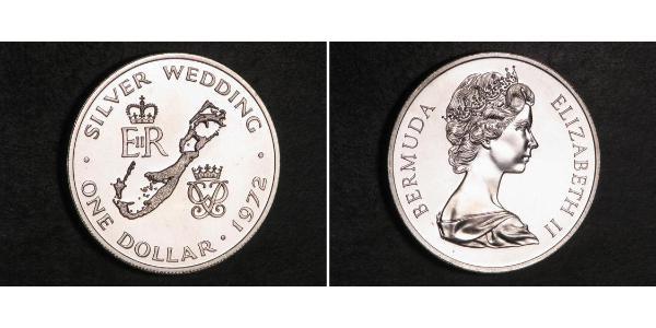 1 Долар Бермудські острови Срібло Єлизавета II (1926-2022)