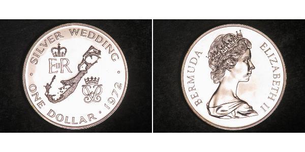 1 Долар Бермудські острови Срібло Єлизавета II (1926-2022)
