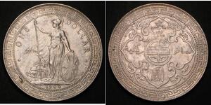 1 Долар Гонконг / Британська імперія (1497 - 1949) Срібло 