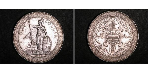 1 Долар Гонконг / Британська імперія (1497 - 1949) Срібло 