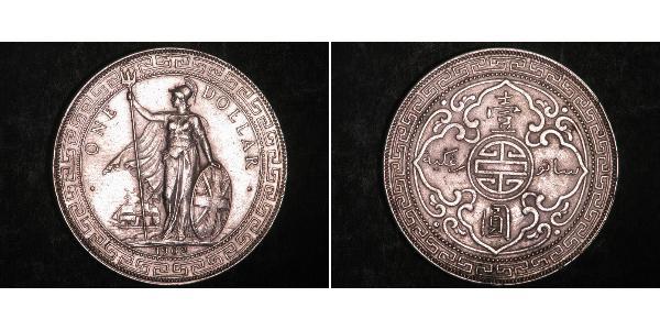 1 Долар Гонконг / Британська імперія (1497 - 1949) Срібло 