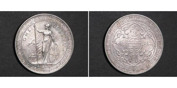 1 Долар Гонконг / Британська імперія (1497 - 1949) Срібло 