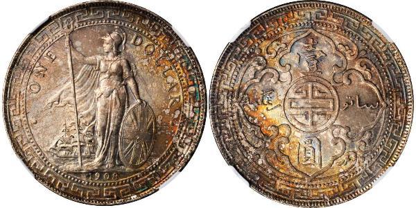 1 Долар Гонконг / Британська імперія (1497 - 1949) Срібло 