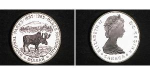 1 Долар Канада Срібло Єлизавета II (1926-2022)