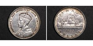 1 Долар Канада Срібло Георг V (1865-1936)