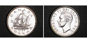 1 Долар Канада Срібло Георг VI (1895-1952)