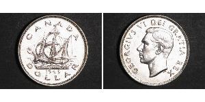 1 Долар Канада Срібло Георг VI (1895-1952)