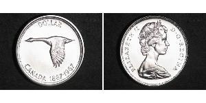 1 Долар Канада Срібло Єлизавета II (1926-2022)