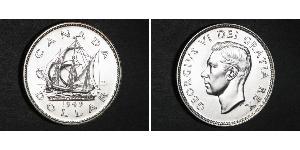 1 Долар Канада Срібло Георг VI (1895-1952)