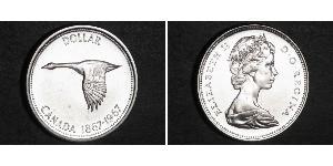 1 Долар Канада Срібло Єлизавета II (1926-2022)