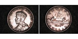 1 Долар Канада Срібло Георг V (1865-1936)