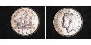 1 Долар Канада Срібло Георг VI (1895-1952)