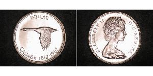 1 Долар Канада Срібло Єлизавета II (1926-2022)