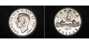 1 Долар Канада Срібло Георг VI (1895-1952)