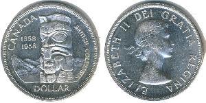 1 Долар Канада Срібло Єлизавета II (1926-2022)