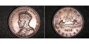 1 Долар Канада Срібло Георг V (1865-1936)