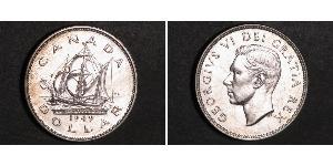 1 Долар Канада Срібло Георг VI (1895-1952)
