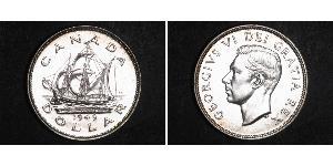 1 Долар Канада Срібло Георг VI (1895-1952)