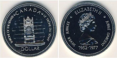 1 Долар Канада Срібло Єлизавета II (1926-2022)