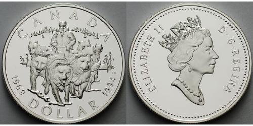1 Долар Канада Срібло Єлизавета II (1926-2022)