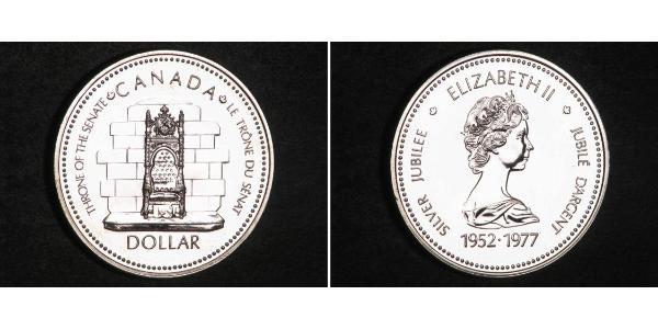 1 Долар Канада Срібло Єлизавета II (1926-2022)