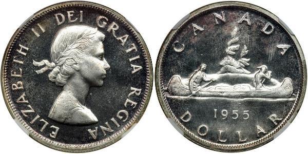1 Долар Канада Срібло Єлизавета II (1926-2022)