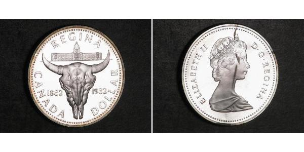 1 Долар Канада Срібло Єлизавета II (1926-2022)