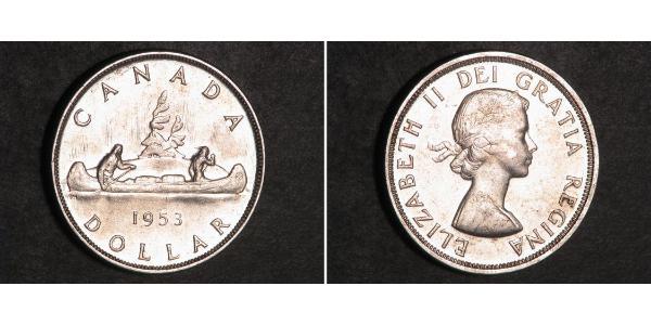 1 Долар Канада Срібло Єлизавета II (1926-2022)