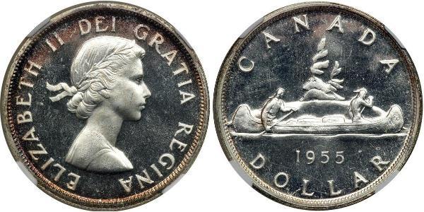 1 Долар Канада Срібло Єлизавета II (1926-2022)