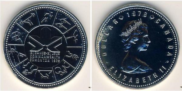 1 Долар Канада Срібло Єлизавета II (1926-2022)