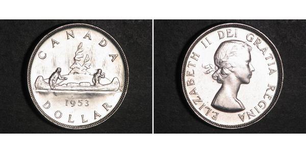 1 Долар Канада Срібло Єлизавета II (1926-2022)