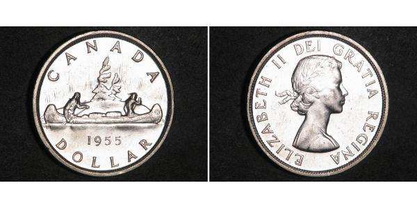 1 Долар Канада Срібло Єлизавета II (1926-2022)