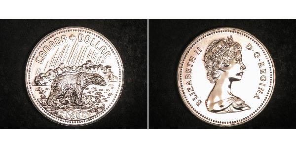 1 Долар Канада Срібло Єлизавета II (1926-2022)