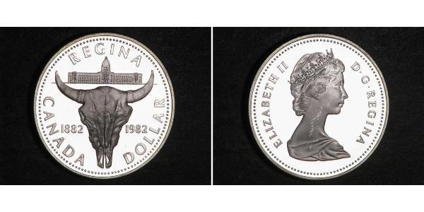1 Долар Канада Срібло Єлизавета II (1926-2022)