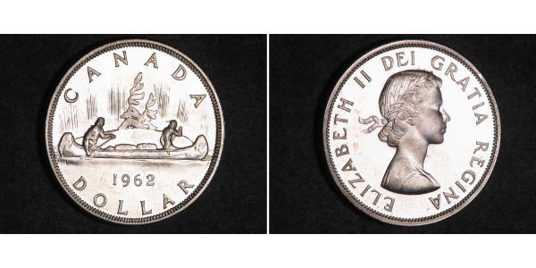 1 Долар Канада Срібло Єлизавета II (1926-2022)