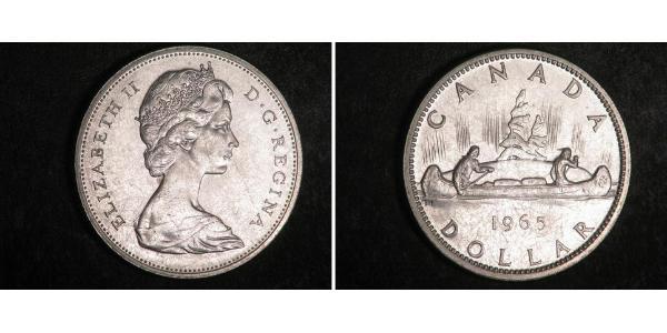 1 Долар Канада Срібло Єлизавета II (1926-2022)