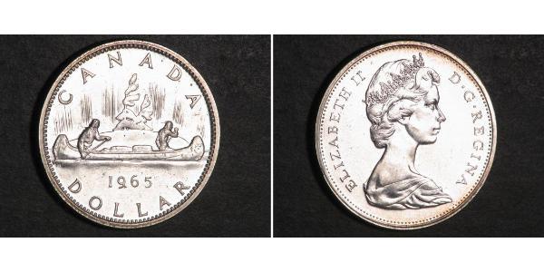 1 Долар Канада Срібло Єлизавета II (1926-2022)