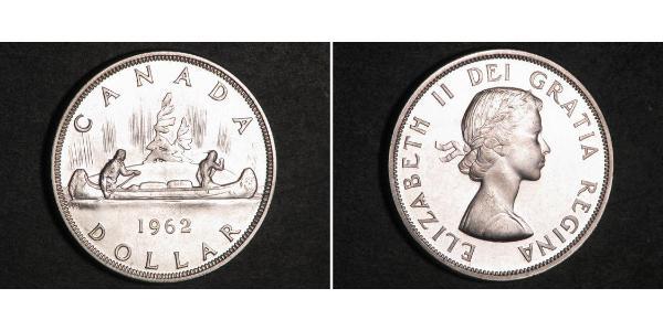 1 Долар Канада Срібло Єлизавета II (1926-2022)