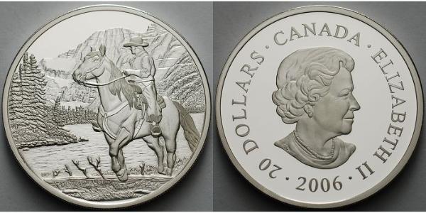 1 Долар Канада Срібло Єлизавета II (1926-2022)