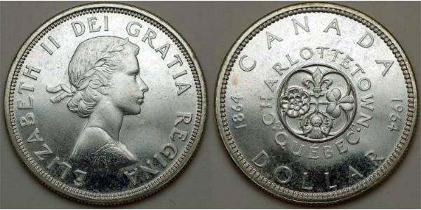 1 Долар Канада Срібло Єлизавета II (1926-2022)