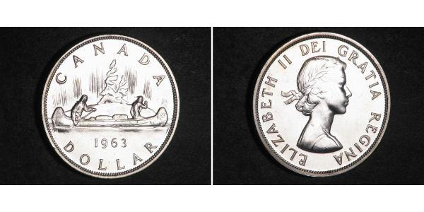 1 Долар Канада Срібло Єлизавета II (1926-2022)