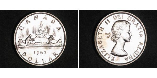 1 Долар Канада Срібло Єлизавета II (1926-2022)