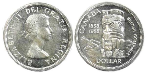 1 Долар Канада Срібло Єлизавета II (1926-2022)