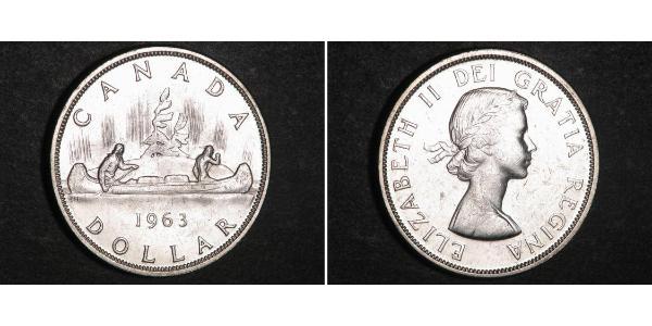 1 Долар Канада Срібло Єлизавета II (1926-2022)