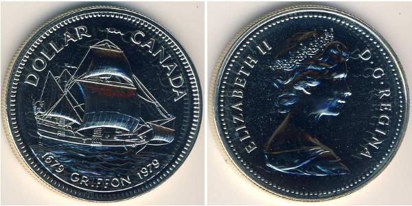 1 Долар Канада Срібло Єлизавета II (1926-2022)