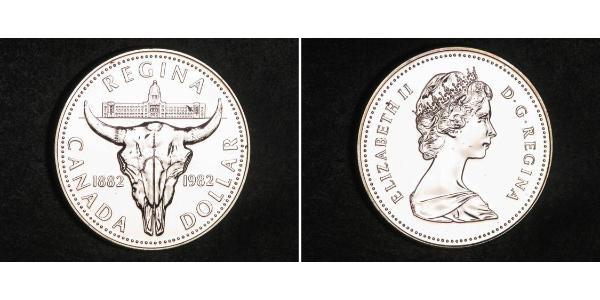 1 Долар Канада Срібло Єлизавета II (1926-2022)