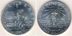 1 Долар США (1776 - ) Срібло 