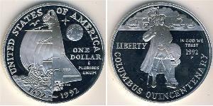 1 Долар США (1776 - ) Срібло 