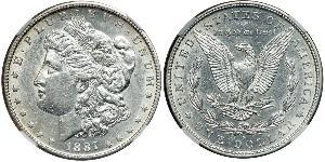 1 Долар США (1776 - ) Срібло 