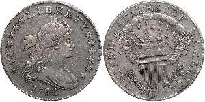 1 Долар США (1776 - ) Срібло Anne Willing Bingham (1764-1801)